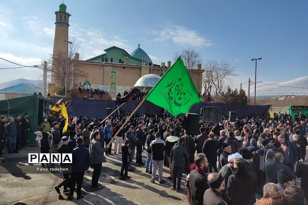 اجتماع عزاداران فاطمی در شهرستان دماوند