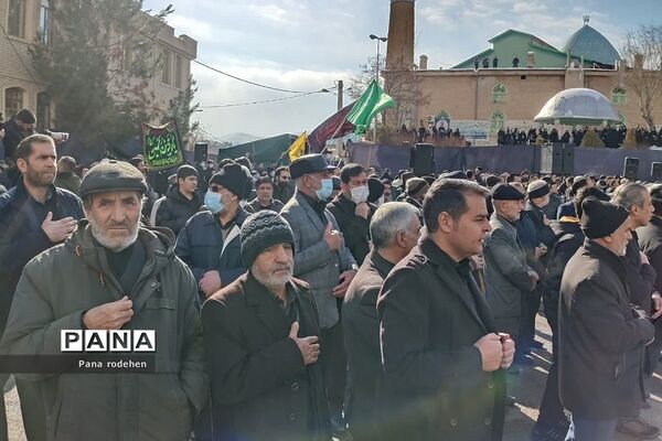اجتماع عزاداران فاطمی در شهرستان دماوند