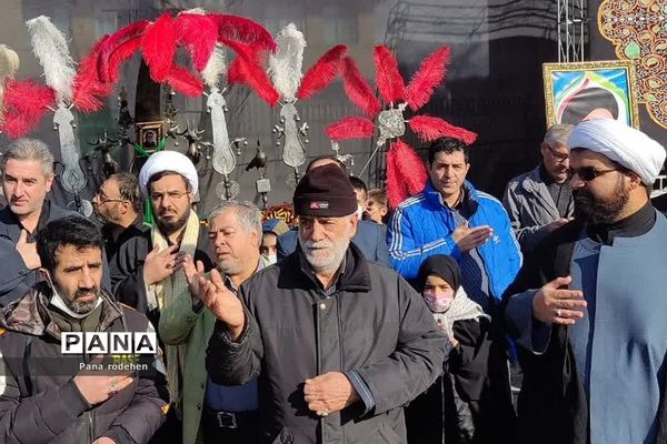 اجتماع عزاداران فاطمی در شهرستان دماوند