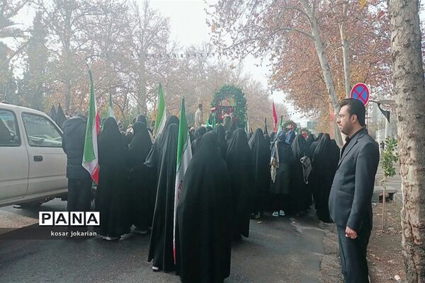 تشییع هشت شهید گمنام در شیراز
