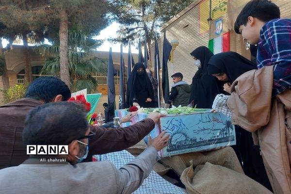 تشییع شهید گمنام در زاهدان