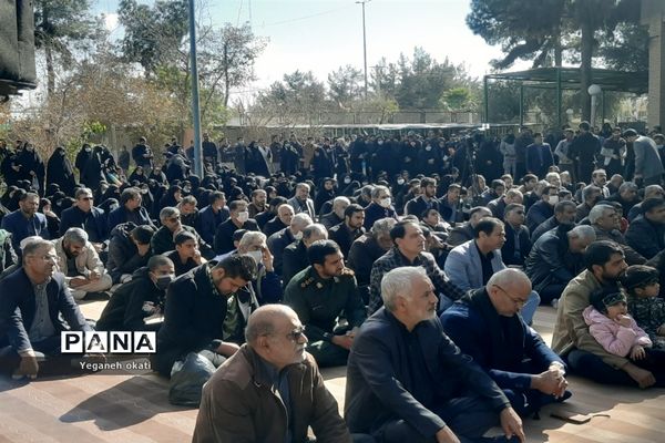 تشییع شهید گمنام در زاهدان