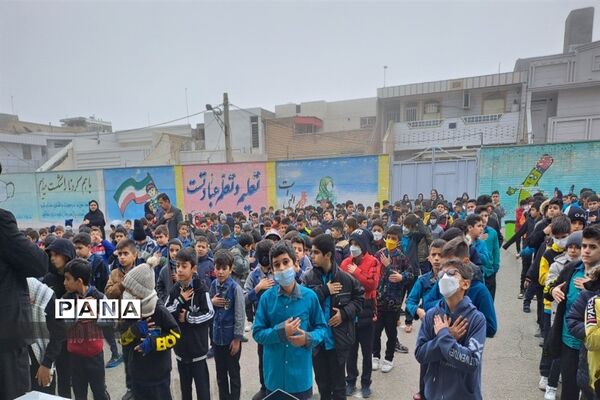 برگزاری مراسم ویژه ایام فاطمیه در مدارس شهرستان بهبهان