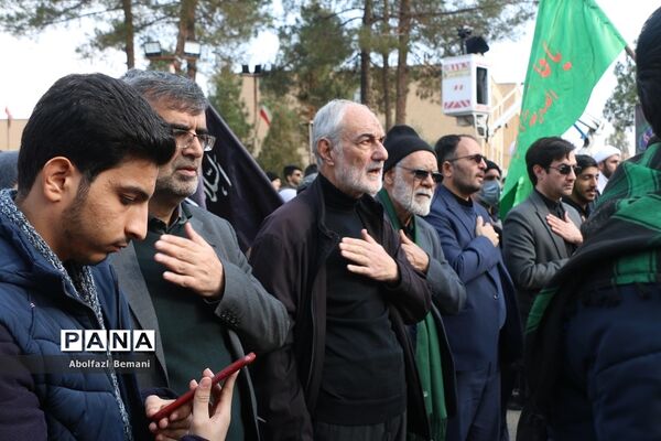 تشییع و خاکسپاری شهید گمنام 16 ساله در دانشگاه فرهنگیان قم