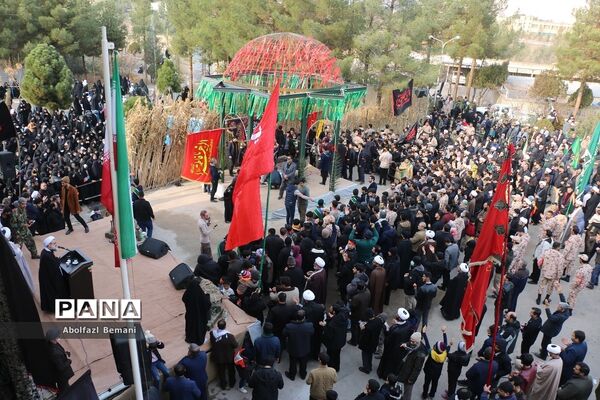 تشییع و خاکسپاری شهید گمنام 16 ساله در دانشگاه فرهنگیان قم