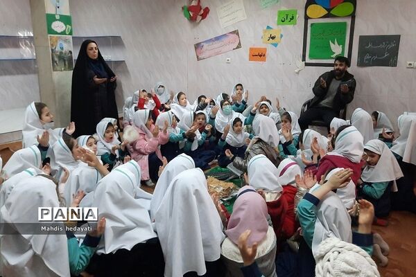 مراسم فاطمیه در دبستان سما یک رودهن