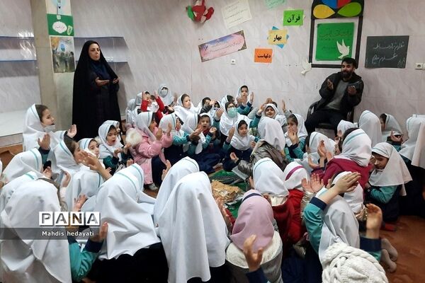 مراسم فاطمیه در دبستان سما یک رودهن