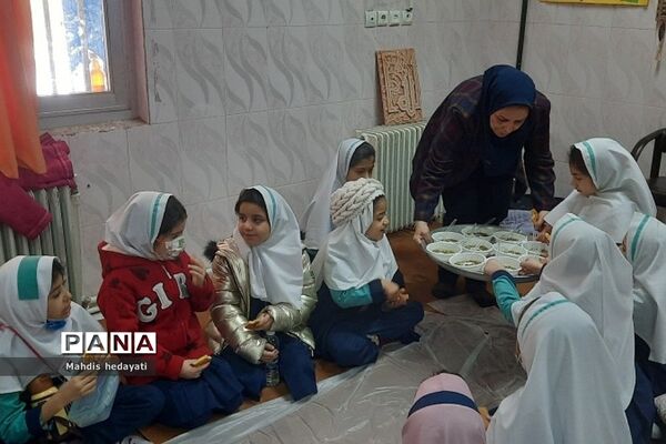مراسم فاطمیه در دبستان سما یک رودهن