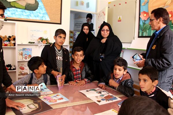افتتاح بخش نوسوادان کتابخانه شهید دهقان ناحیه ۲ یزد