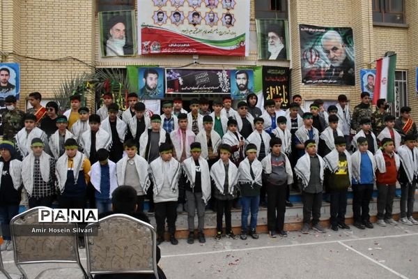 میهمانی شهید گمنام در مدارس جهرم