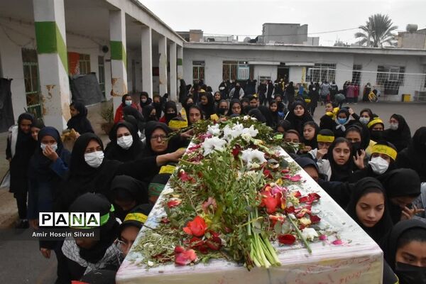 میهمانی شهید گمنام در مدارس جهرم
