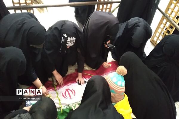 آیین استقبال و تشییع شهید گمنام در قائمشهر