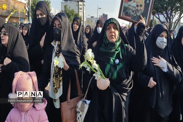 مراسم تشییع باشکوه پیکر مطهر شهید گمنام