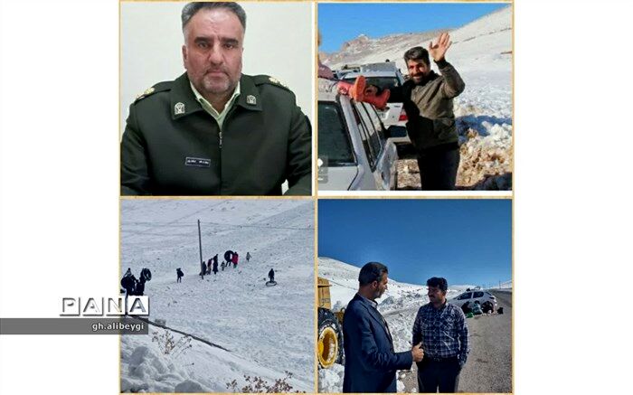 تجربه لحظات گرم  و پرهیجان در دل برف  زمستان روستای  بارده