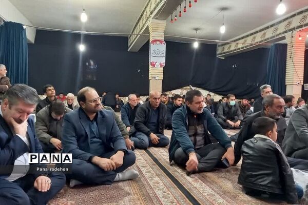 تشییع شهید گمنام در مسجد انصارالحسین رودهن