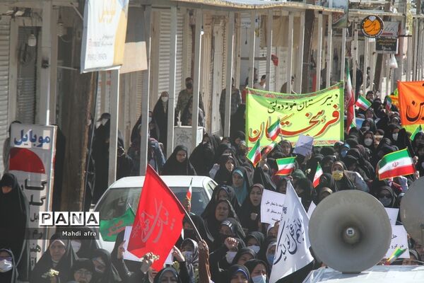 راهپیمایی 9 دی روز بصیرت و میثاق با ولایت در شهرستان بهبهان