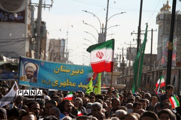 راهپیمایی 9 دی روز بصیرت و میثاق با ولایت در شهرستان بهبهان
