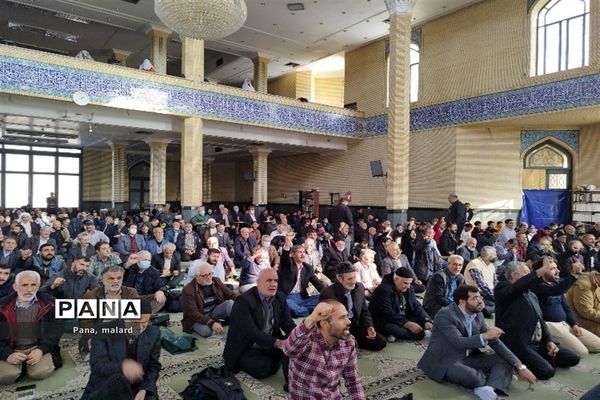 تجمع پرچمداران بصیرت در نمازجمعه ملارد