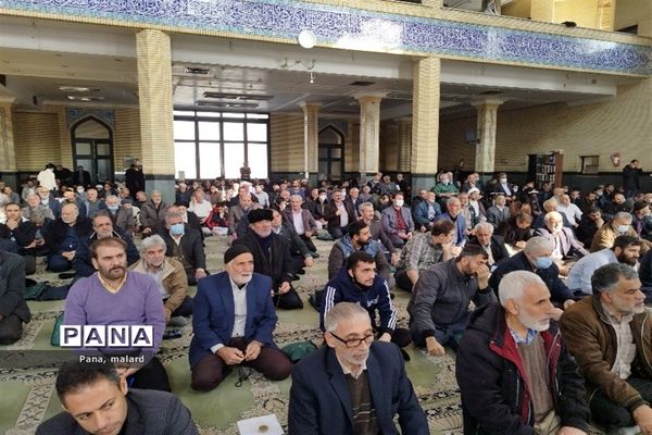 تجمع پرچمداران بصیرت در نمازجمعه ملارد