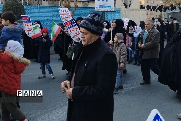 راهپیمایی یوم الله ۹دی روز وحدت در بهارستان 2