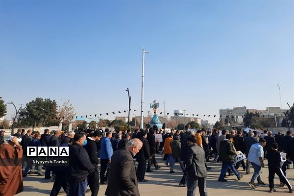 راهپیمایی حماسه نهم دی در شهرستان پاکدشت