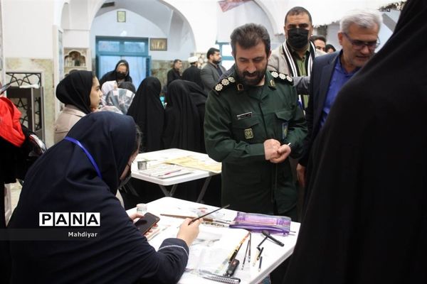 مسابقه نقاشی دانش‌آموزی در سالگرد شهادت حاج قاسم سلیمانی