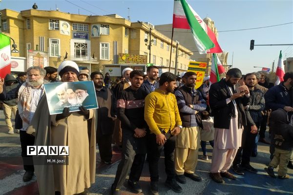جلوه‌هایی از راهپیمایی یوم الله ۹ دی در قم