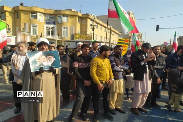 جلوه‌هایی از راهپیمایی یوم الله ۹ دی در قم