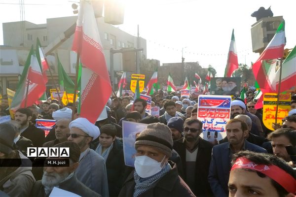 جلوه‌هایی از راهپیمایی یوم الله ۹ دی در قم