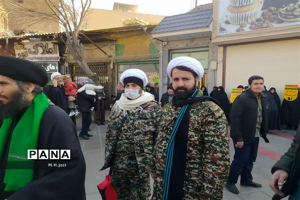 جلوه‌هایی از راهپیمایی یوم الله ۹ دی در قم