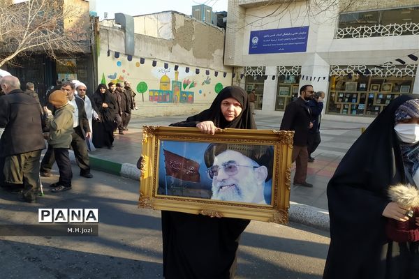 جلوه‌هایی از راهپیمایی یوم الله ۹ دی در قم