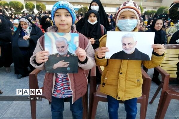 تشییع پیکر مقدس دو شهید دفاع مقدس در شهرک شهید نامجو پاکدشت