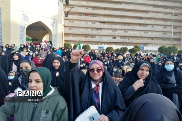 تشییع پیکر مقدس دو شهید دفاع مقدس در شهرک شهید نامجو پاکدشت