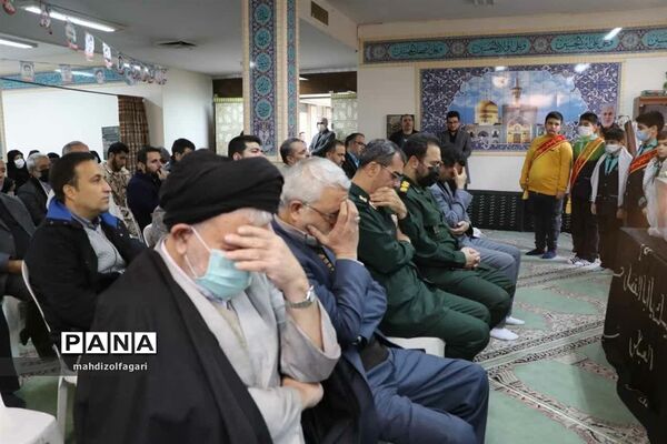 مراسم سومین سالگرد شهادت شهید حاج قاسم سلیمانی و تشییع پیکر شهید گمنام ناحیه دو شهرری