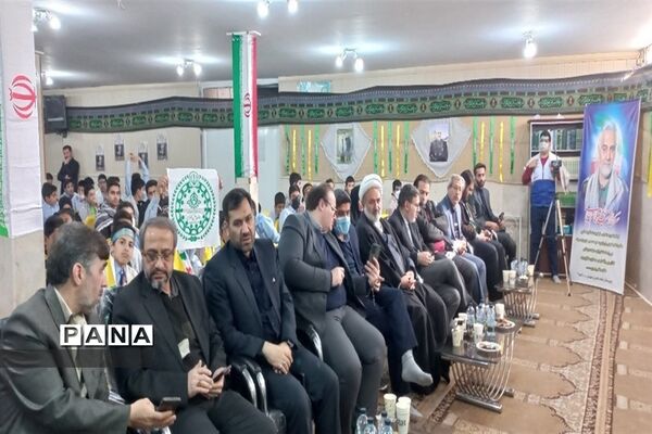 مراسم زنگ مقاومت با حضور مدیر‌کل آموزش‌وپرورش استان خراسان رضوی