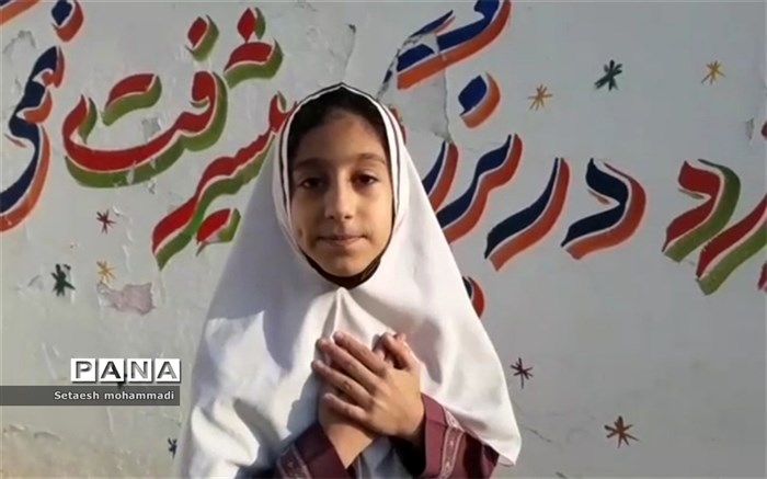 روایت دانش‌آموزان دبستان حضرت زهرا ۲ رودهن از شهید سلیمانی/فیلم