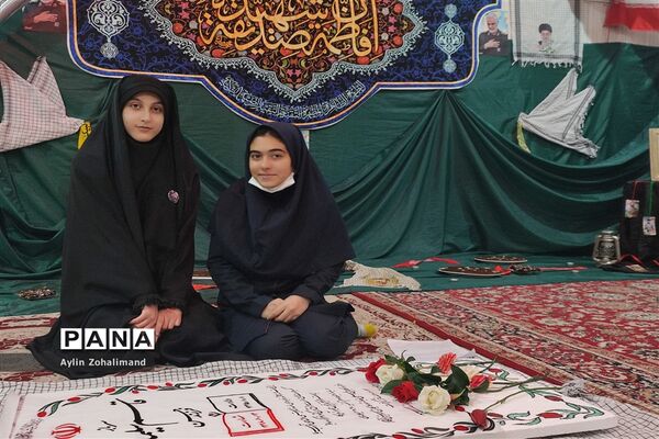 برگزاری سالگرد شهادت حاج قاسم سلیمانی در آبشناسان شهرستان رباط کریم