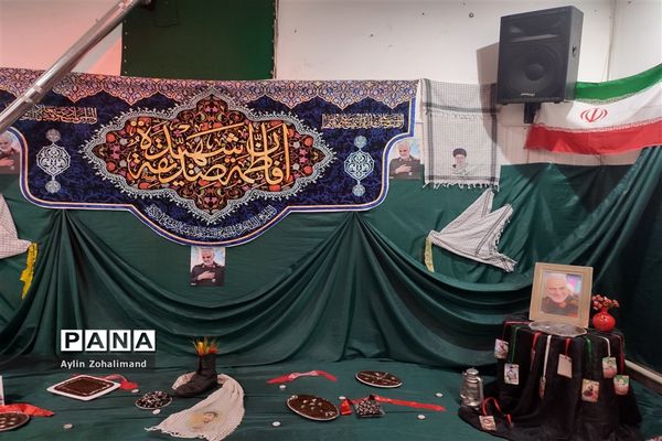 برگزاری سالگرد شهادت حاج قاسم سلیمانی در آبشناسان شهرستان رباط کریم