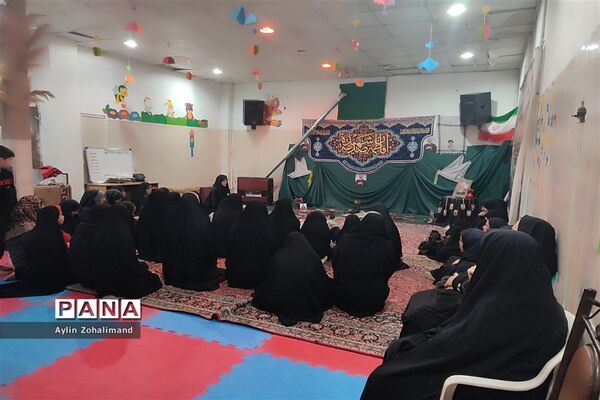 برگزاری سالگرد شهادت حاج قاسم سلیمانی در آبشناسان شهرستان رباط کریم
