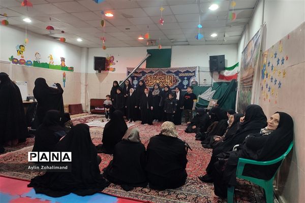 برگزاری سالگرد شهادت حاج قاسم سلیمانی در آبشناسان شهرستان رباط کریم