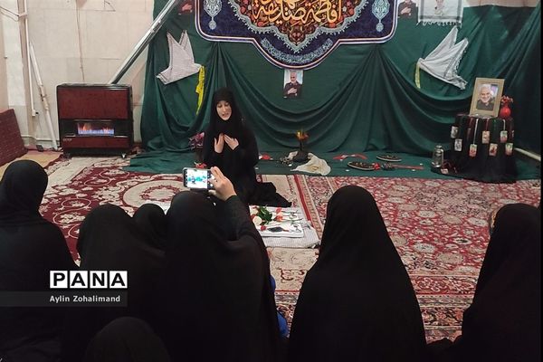 برگزاری سالگرد شهادت حاج قاسم سلیمانی در آبشناسان شهرستان رباط کریم