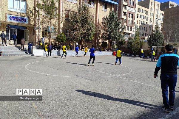 مسابقات فوتبال جام شهید حاج قاسم سلیمانی در مدارس رودهن