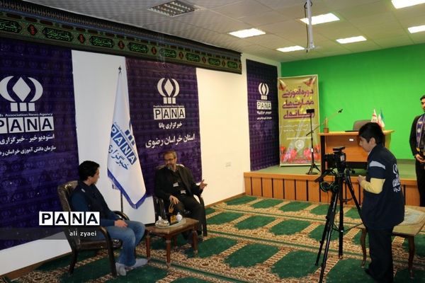 افتتاح استودیو خبر سازمان دانش‌آموزی