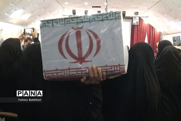 تشییع پیکر دو شهید گمنام در ناحیه یک شهرری