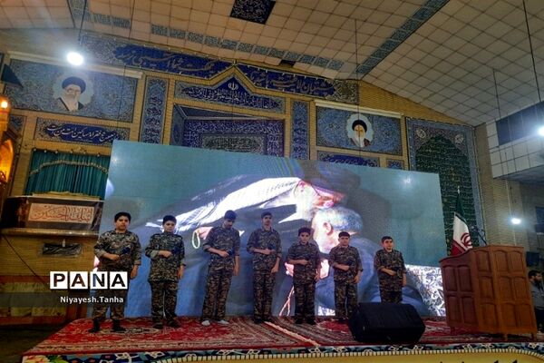 گرامیداشت سالگرد شهادت حاج قاسم سلیمانی در پاکدشت
