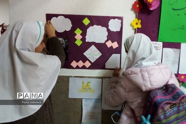 اقدامات دانش‌آموزی و فرهنگی هنری شهادت حاج قاسم سلیمانی در دبستان سما ۲  رودهن