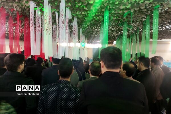 تشییع پیکر شهدای گمنام در اداره آموزش و پرورش شهرستان شهریار