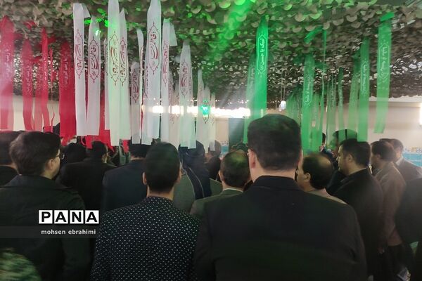 تشییع پیکر شهدای گمنام در اداره آموزش و پرورش شهرستان شهریار