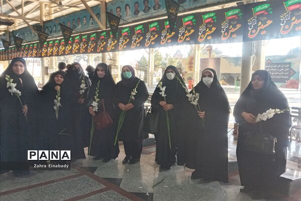 گلباران مزار شهدا به‌مناسبت سالروز شهادت سردار دل‌ها