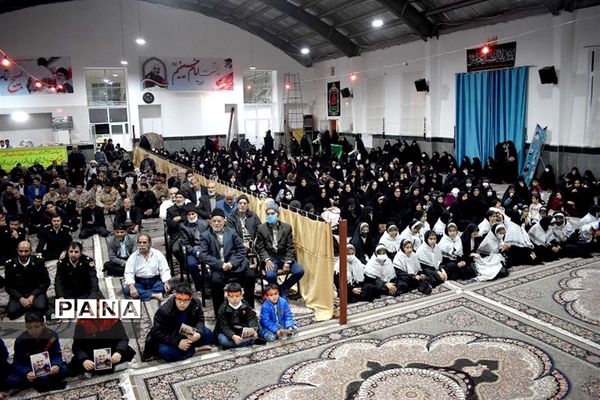 آیین سومین سالگرد شهادت سردار حاج قاسم سلیمانی و دانشجوی شهید امیرحسین قربانی در بهاباد